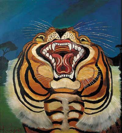 Antonio Ligabue, Testa di tigre, 1956, olio su faesiteCetnro Studi e Archivio Antonio Ligabue, Parma