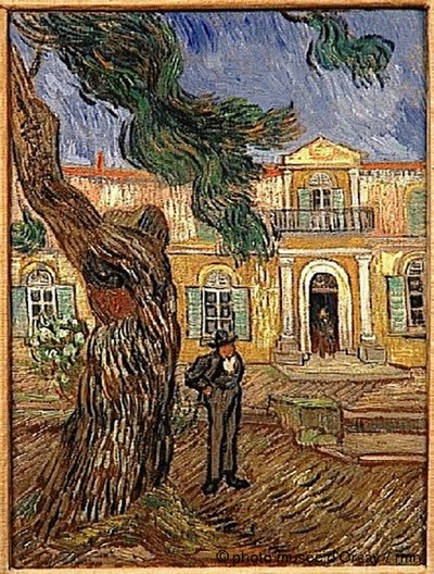 Vincent Van Gogh Hôpital Saint-Paul à Saint-Rémy-de-Provence, 1889, Olio su tela, Musée d'Orsay, Parigi