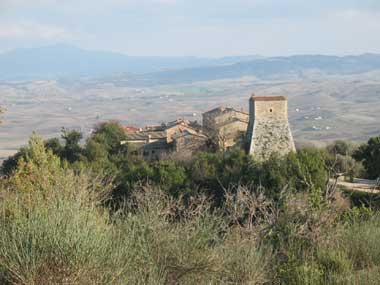 Vignoni, panorama