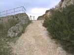 Il percorso del parco dei mulini tra la macchia mediterranea, Bagno Vignoni, Siena