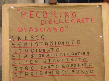 Pecorino delle crete senesi