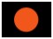 Immagine Bandiera nera con disco arancione, in uso nelle gare di go kart.
