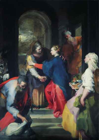 La visitazione della Vergine a Santa Elisabetta, di Federico Barocci
