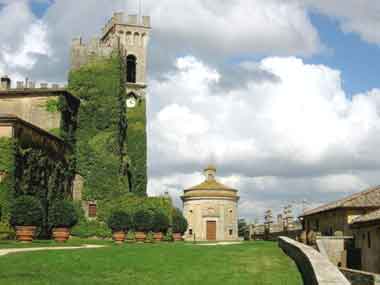 Montagnola Senese, Castello di Celsa, cappella del Peruzzi