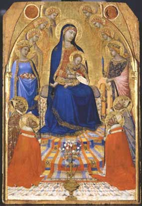 Grande Piccola Maestà, Ambrogio Lorenzetti, Siena