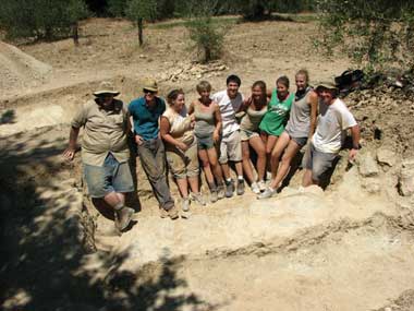 Murlo, area archeologica di Poggio Civitate, campagna di scavo