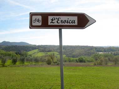ciclismo, percorso permanente Eroica, Siena