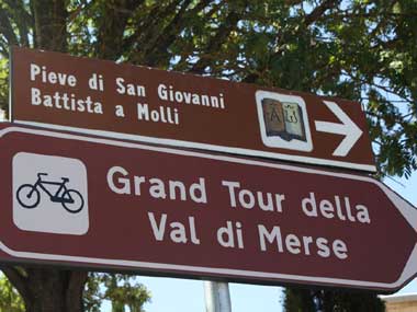 Itinerari in bici: percorso ciclabile permanente Gran Tour della Val di Merse