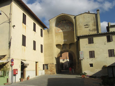 Pienza, porta medievale