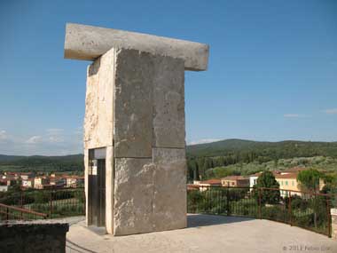 Rapolano Terme, città del travertino, arredo urbano