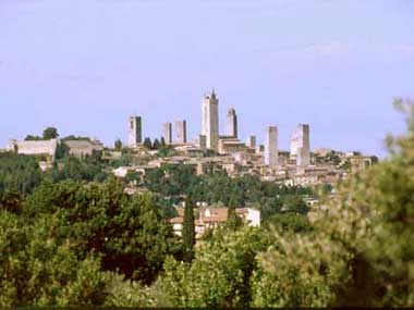 San Gimignano, panorama. Le Torri di San Gimignano