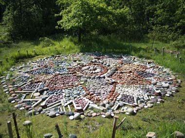 Il mandala, simbolo del parco Dreamwoods, Siena