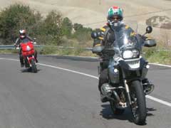 siena, itinerari in moto