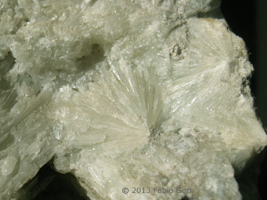 Aragonite, in passato stronzianite o aragostronzianite, miniera di Boccheggiano