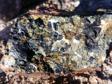 Murlo, miniera di Poggio Abbù, calcopirite