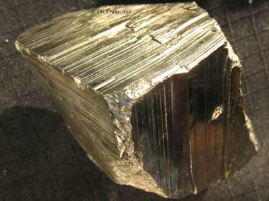 cristallo di pirite cubica, Boccheggiano