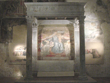 Siena, Santa Maria della Scala, Cappella del Manto, percorso museale Devozione e Pietas