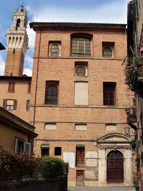 Siena, sinagoga, esterno