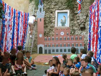 Siena, contrada della Pantera, festa del tabernacoli