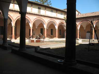 Università di Siena, economia, chiostro piccolo