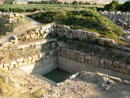 Cava di travertino a Rapolano Terme